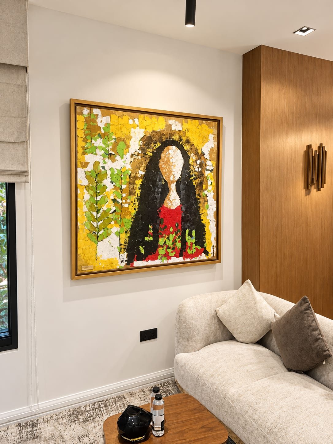 Artwork in the reception lounge